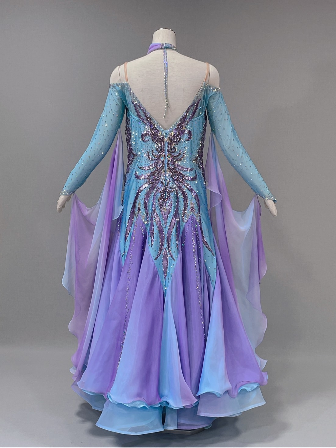 スタンダードドレスNo.1131［LL］ - 社交ダンスのドレス・衣装レンタル